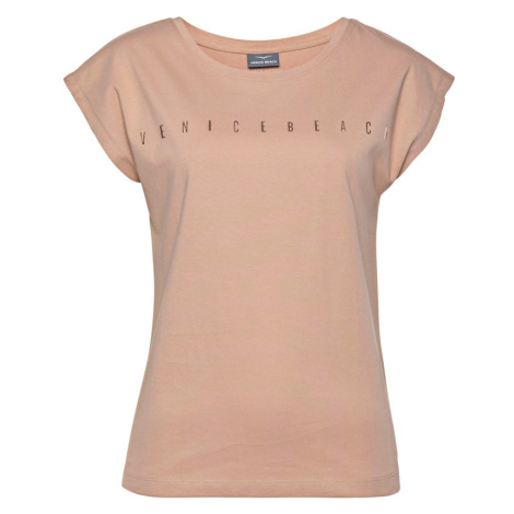 VENICE BEACH Tričko  mokka / ružové zlato