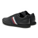 Tommy Hilfiger Sneakersy Runner Evo Lth Mix Ess FM0FM05121 Čierna