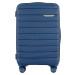 TMAVOMODRÁ 3DIELNA SADA KUFROV WINGS MUR01 3, SET OF 3 WINGS POLIPROPYLÉN SUITCASES L,M,S TITAN 