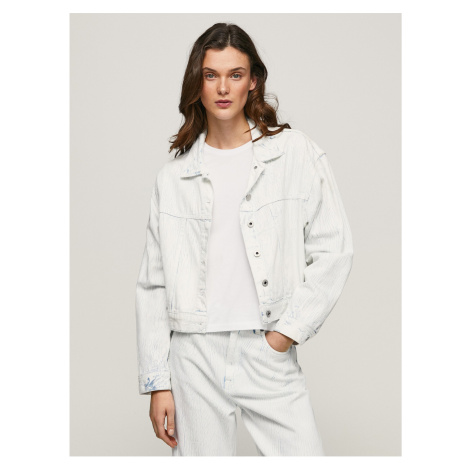 White Denim Jacket Pepe Jeans - Ladies