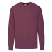 Burgundy Men's Sweatshirt Lightweight Set-in-Sweat Sweat Fruit of the Loom