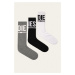 Ponožky Diesel SKM-RAY-THREE PACK pánske, čierna farba, 00SAYJ.0QATV