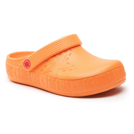 Big Star Shoes Šľapky II275005 Oranžová