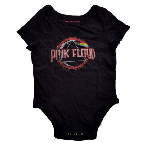 Pink Floyd Tričko Dark Side of the Moon Seal Baby Grow Unisex Black 0 - 3 mes