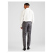 Calvin Klein Chino nohavice  sivá / tmavosivá