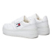 Tommy Jeans Sneakersy Tjw Retro Basket Flatform Ess EN0EN02506 Biela