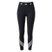 ADIDAS PERFORMANCE Športové nohavice 'Techfit 3-Stripes'  čierna / biela