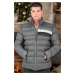 M8650 DEWBERRY MEN'S PUFFER COAT-PLAIN GREY