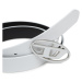 Opasok Diesel Oval D Logo B-1Dr 25 Belt White