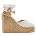 Castañer Espadrilky Bilina/8Ed/001 023004 Biela