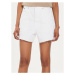 Pepe Jeans Džínsové šortky A-Line Short Uhw PL801112TC1 Biela Slim Fit