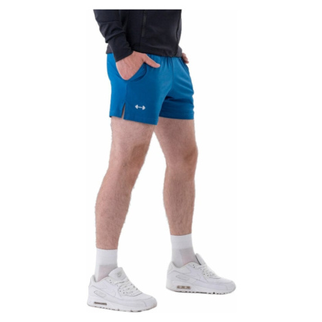 Nebbia Double-Layer Shorts with Smart Pockets Black Fitness nohavice