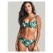 Dámska plavková podprsenka SW1642 Bali Full Cup Bikini Green with Leaves - Panache