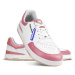 Barefoot tenisky Barebarics Wave - White & BubbleGum Pink