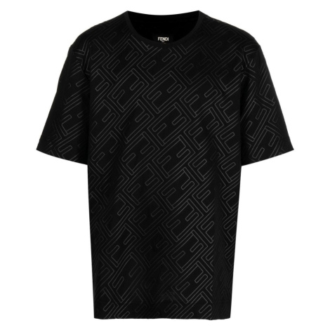 FENDI Rubber Black tričko