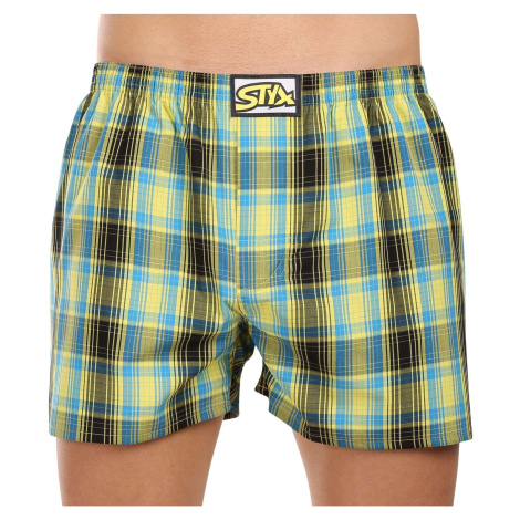 Men's briefs Styx classic rubber oversized multicolor