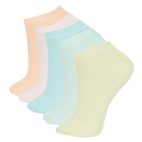 DEFACTO Girl's 5-Piece Cotton Booties Socks