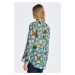 KOŠEĽA GANT REL ROPE PRINT COT SILK SHIRT IBIZA BLUE