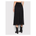 Bruuns Bazaar Plisovaná sukňa Carma BBW3246 Čierna Regular Fit