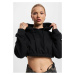 Women's cropped sweatshirt EvilFuture black