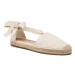 Tommy Hilfiger Espadrilky Closed Toe Espadrille Monogram W FW0FW07253 Écru