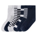 lupilu® Detské ponožky, 7 párov (sivá/navy modrá/žltá)