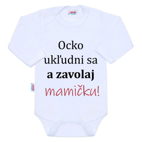 Body s potlačou New Baby a zavolaj MAMIČKU! 80 , 20C39370