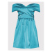 Liu Jo Koktejlové šaty CA2372 T3097 Modrá Regular Fit