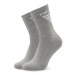 Emporio Armani Súprava 2 párov vysokých dámskych ponožiek 292303 2F258 00047 Sivá