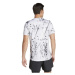 adidas RUN IT BRAND LOVE T-SHIRT Pánske bežecké tričko, biela, veľkosť