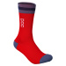 Cyklistické ponožky POC Essential Mid Length Sock, červená