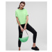 Tričko Karl Lagerfeld Drawcord Sleeve T-Shirt Zelená