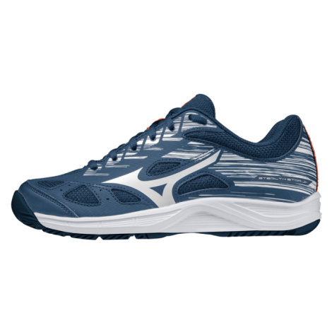 Mizuno Wave Stealth Star JR. Detská volejbalová/hádzanárska obuv, navy/biela, veľ. 38,5 87523-38