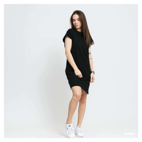 Šaty Urban Classics Ladies Turtle Extended Shoulder Dress Black