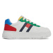 Tommy Hilfiger Sneakersy Flag Low Cut Lace-Up Sneaker T3X9-33369-1355 S Biela