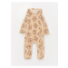 LC Waikiki Lcw Hooded Baby Boy Plush Jumpsuit