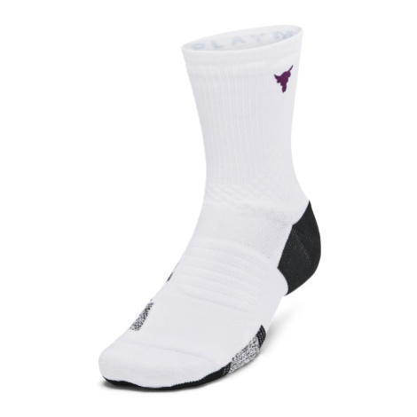 Dámske ponožky UNDER ARMOUR 1 PACK-UA PRJ Rock AD Playmaker Mid-WHT