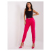 Fuchsia sweatpants with pockets