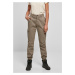 Women's Cargo High-Waisted Softtaupe Trousers