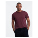 Ombre Classic BASIC men's cotton T-shirt - maroon