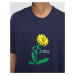 Lazy Oaf Weeds Are Flowers Too T-shirt Navy