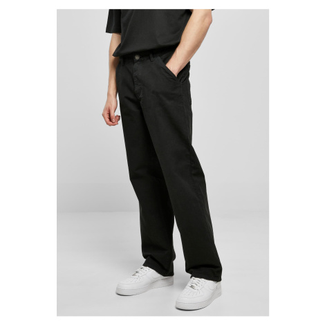 Linen trousers black Urban Classics