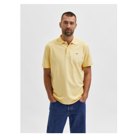 Selected Homme Aze Polo tričko Žltá