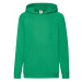 Green Children's Hoodie Fruit of the Loom