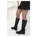 Soho Women's Black Suede Boots 18341