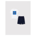 OVS Súprava tričko a športové šortky 1493049 Biela Regular Fit