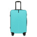 TYRKYSOVÁ SADA 3 KUFROV SN120-3, SET OF 3 SUITCASES (L, M, XS) WINGS ABS+, LIGHT BLUE