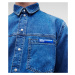 Košeľa Karl Lagerfeld Jeans Klj Regular Denim Shirt Modrá
