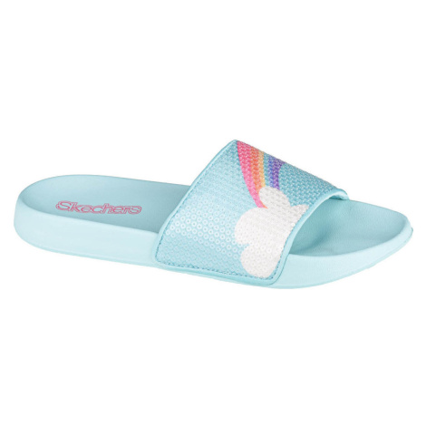 Skechers  Sunny Slides-Dreamy Steps  Papuče Modrá