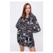 Bigdart 4125 Oversized Sweat Dress - Black